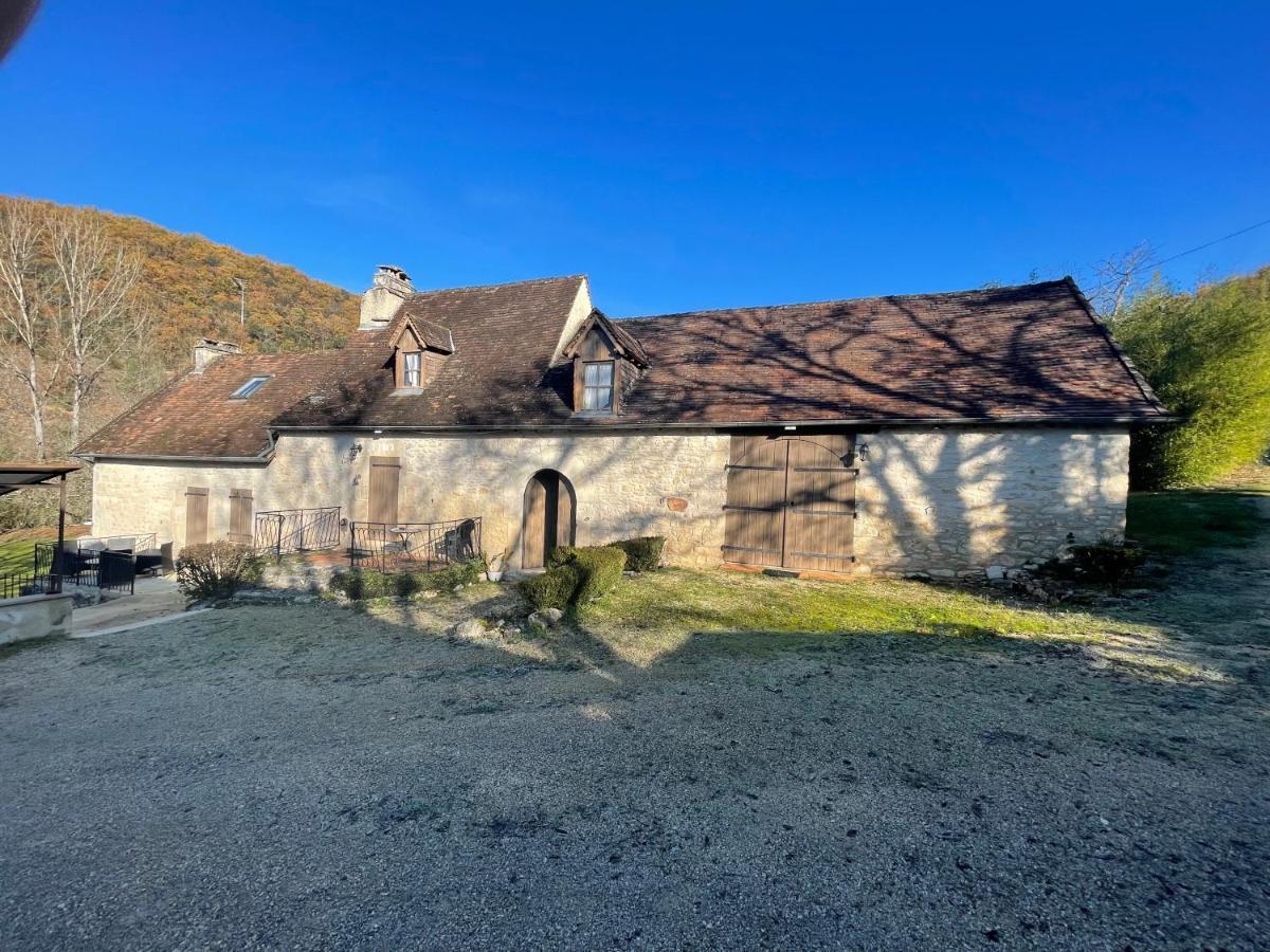 فيلا Domaine Du Bonheur En Pierre Avec Piscine, Proche Sarlat Carlux المظهر الخارجي الصورة