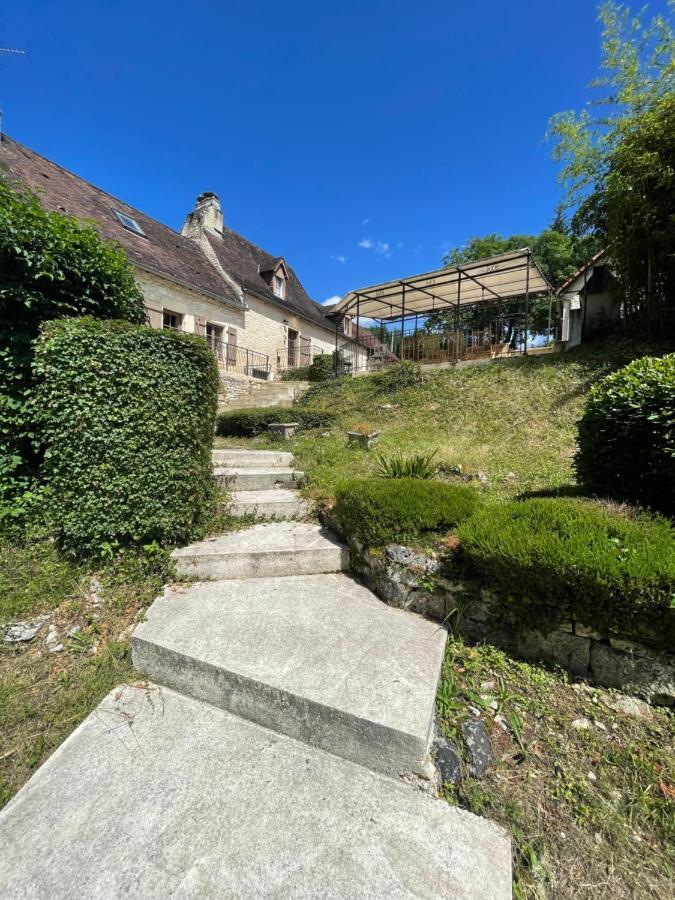 فيلا Domaine Du Bonheur En Pierre Avec Piscine, Proche Sarlat Carlux المظهر الخارجي الصورة